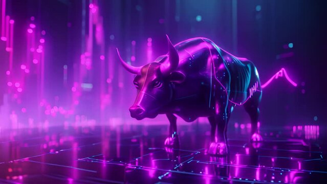 trading with the angry bull on the stock chart pattern