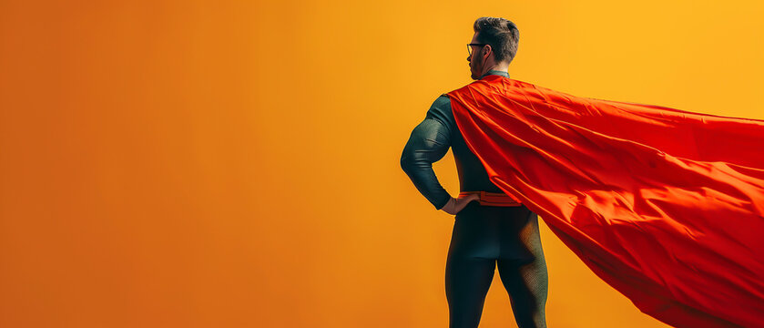 Credit card with a superhero cape