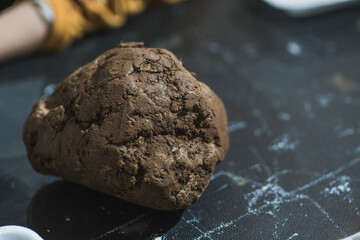 Large raw car ball for molding figures.