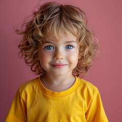 Naklejka premium portrait of a little child