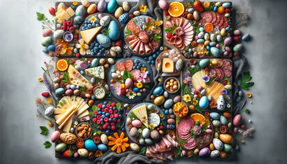 Spring Feast Awaits on a Rustic Easter Table