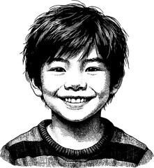 Smiling Boy Portrait