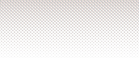 Blended  cute flower on white for pattern and background, halftone effect.