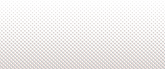 Blended  cute smile flower on white for pattern and background, halftone effect.