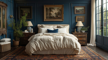 classic elegance in a vintage bedroom
