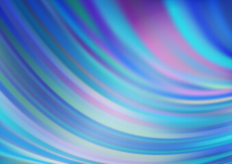 Light BLUE vector background with abstract lines.