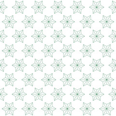 Seamless Japanese pattern with white hemp leaf motif vector illustration