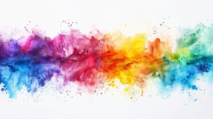 Fototapeta premium LGBT flag colored smoke