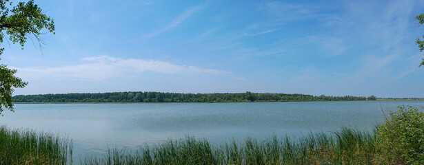 Large lake or river in good Sunny weather