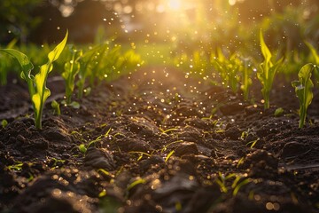 agriculture crops at the field