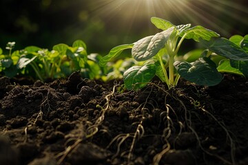 agriculture crops at the field