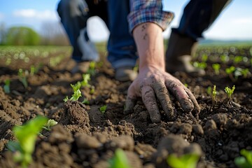 agriculture crops at the field
