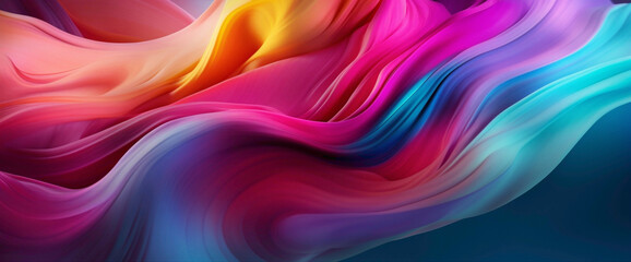 Harmony of colors blending into an enchanting gradient, captured with precision by an HD camera to...