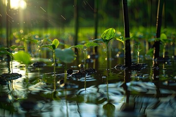 agriculture crops at the field