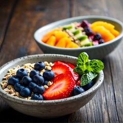 nutritious smoothie bowls, an image of beautiful and nutritious smoothie bowls