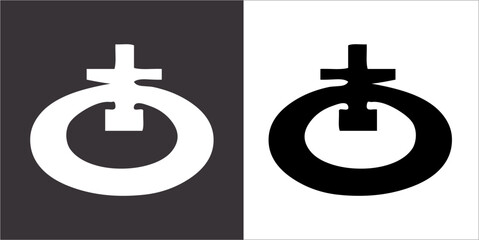 Illustration vector graphics of casino icon