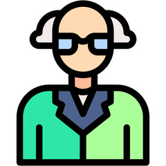 Vector Icon Scientist, Experiment, Education, Genetics, Laboratory