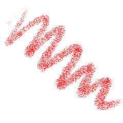 red hearts on white background