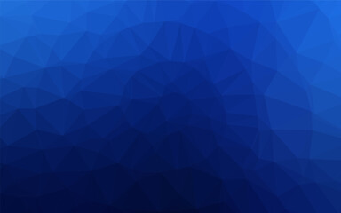 Dark BLUE vector blurry triangle texture.