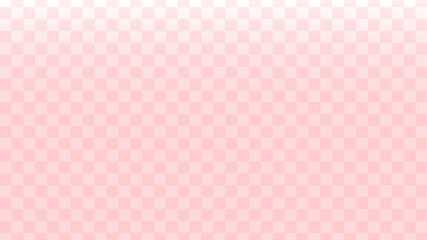 ピンク色の市松模様のシンプルな背景素材 - かわいい和風のテクスチャ - 16:9