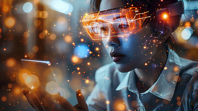 virtual reality engineering, engineers immersed in an immersive coding environment with a futuristic interface