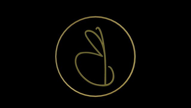 Golden letter with transparent background , alphabet, abc, alpha channel gold metallic 