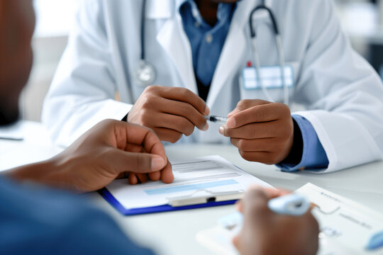 Medical diabetes monitoring instruction