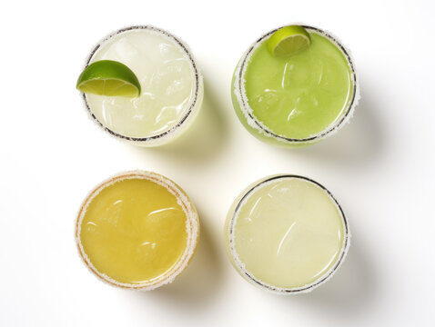 Margarita collection set isolated on transparent background, transparency image, removed background