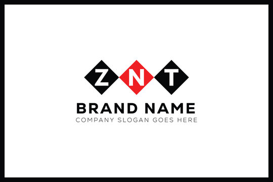 ZNT letter logo design. ZNT creative initials monogram letter logo. ZNT business and real estate logo vector template.
