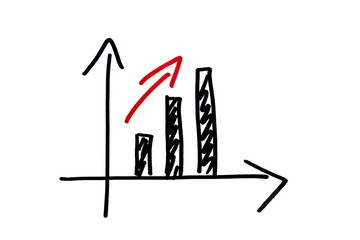 The diagram drawn with a marker goes to the top.