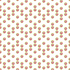 Seamless pattern with pink pearls. Minimalist digital paper