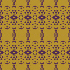 Old wallpaper on the wall.