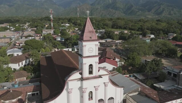 Iglesia de Rivera Huila D-LOGM Drone