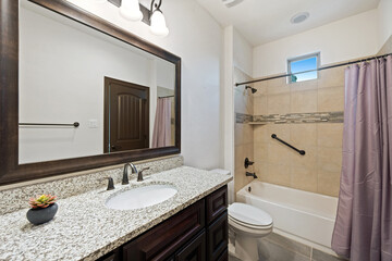 a home bathroom