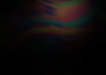 Dark Silver, Gray vector bokeh template.