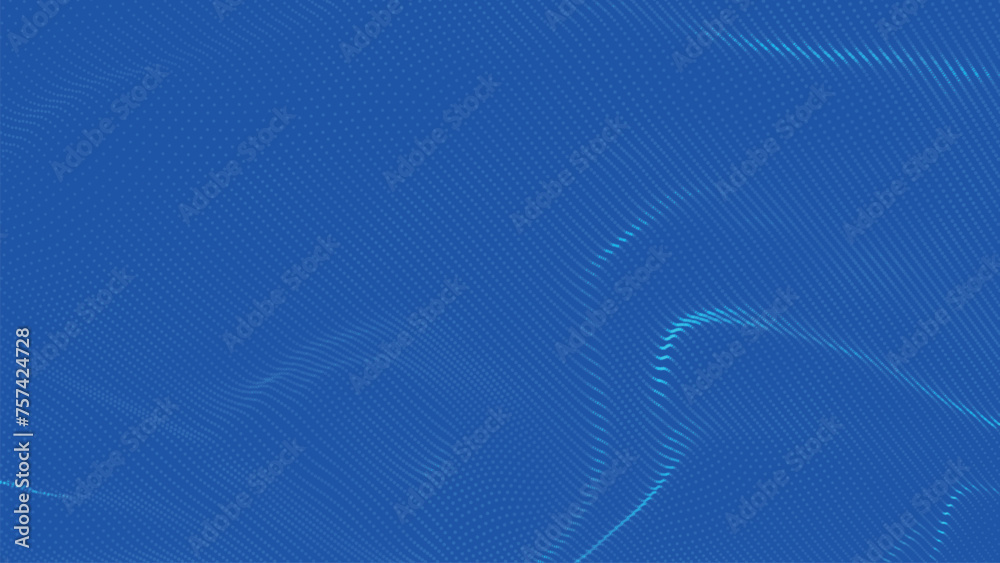 Poster abstract digital particle wave. futuristic dotted wave. big data digital code. technology or science