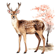 Nara Deer Clipart Clipart isolated on white background