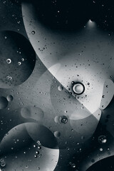abstract liquid shapes and air bubbles
