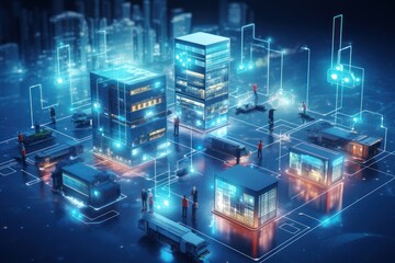 Implementation of IoT technology in engineering to connect and control various devices over the internet network. To increase efficiency and convenience in use.