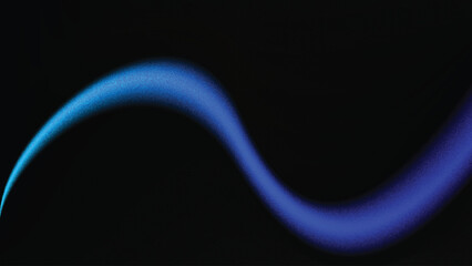 Blue Wave Gradient Background, Abstract Wavy Blurred Background