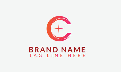 c Abstract colored vector logo. Play logo. Media logo. Multimedia logo. Company logo