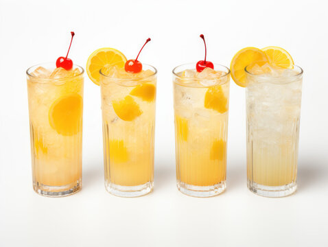tom collins collection set isolated on transparent background, transparency image, removed background