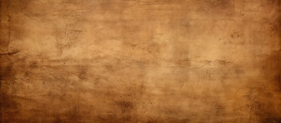 A closeup of an old hardwood flooring with a brown paper texture in shades of amber, beige, and...