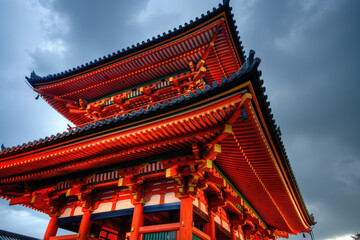 Fototapeta na wymiar Iconic landmark in Japan