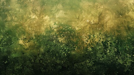A rustic umber and forest green textured background, symbolizing earthiness and vitality.
