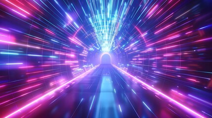 AI young creative man wearing a virtual reality headset VR headset playing games, entertainment and digital technology metaverse of the future. 