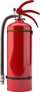 Fire Extinguisher Sign, transparent background, isolated image, generative AI