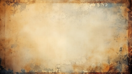 Vintage textured background with aged edges and rustic, weathered paint appeal