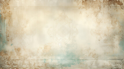 Faded elegance in a vintage patterned background with rustic appeal
