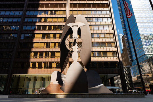 Art sculpture in the city.